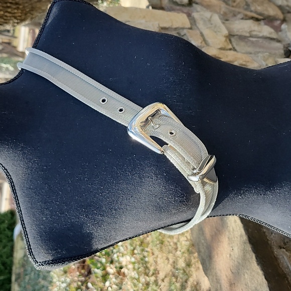 VTG METAL MESH SILVER TONE BELT - Picture 8 of 9